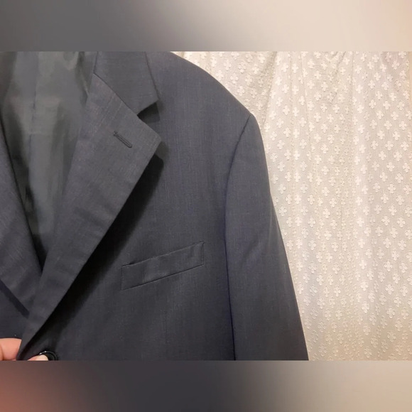 Milano Moda 100% Wool Men's Suit Jacket 42L - Picture 4 of 10